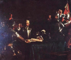 The Blood Compact by Juan Luna