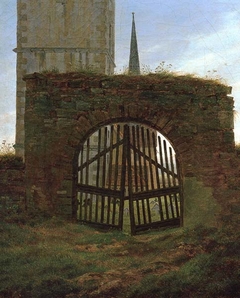 The Cemetery Gate by Caspar David Friedrich