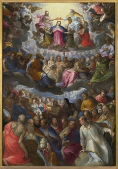 The Coronation of the Virgin by Hans Rottenhammer