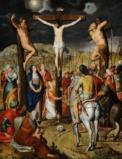 The Crucifixion by possibly Pieter Jansz Pourbus the Elder