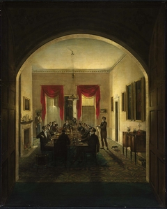 The Dinner Party by Henry Sargent