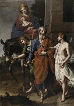 The flight into Egypt by Alessandro Turchi