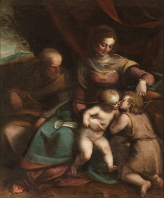 The Holy Family by Luca Cambiaso