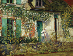 The House in Giverny by Frederick Carl Frieseke