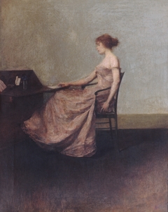 The Letter by Thomas Dewing