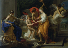 The Marriage of Cupid and Psyche. Oil on canvas, 85 x 119 cm. by Pompeo Batoni