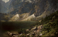 The Morskie Oko Lake by Aleksander Mroczkowski