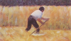 The Mower by Georges Seurat