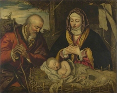 The Nativity by a follower of Jacopo Tintoretto