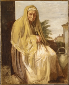 The Old Italian Woman by Edgar Degas