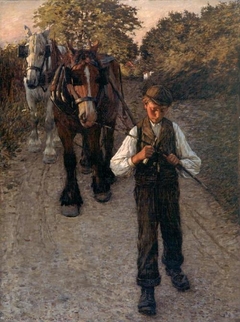 The Plough Boy by Henry Herbert La Thangue