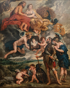 The Presentation of Marie de' Medici's Portrait to Henry IV by Peter Paul Rubens