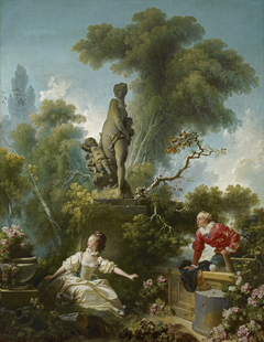 The Progress of Love: The Meeting by Jean-Honoré Fragonard