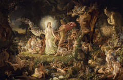 The Quarrel of Oberon and Titania by Joseph Noel Paton