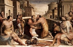 The Reconciliation of Marcus Emilius Lepidus and Fulvius Flaccus by Domenico di Pace Beccafumi