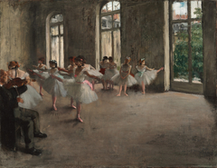 The Rehearsal by Edgar Degas