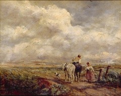 The Road across the Common by David Cox Jr