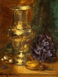 The Silver Vase by Antoine Vollon