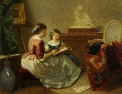 The Sketching Lesson by Jean-Honoré Fragonard