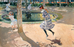 The Skipping Rope by Joaquín Sorolla