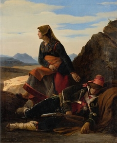 The sleeping robber (b) by Léopold Robert