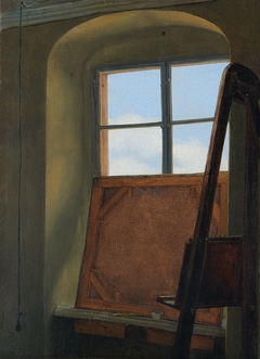 The studio window by Carl Gustav Carus