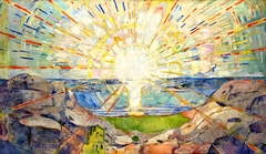 The Sun by Edvard Munch