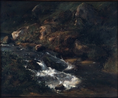 The Torrent by Théodore Rousseau