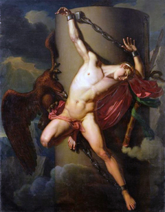 The torture of Prometheus by Jean Louis César Lair