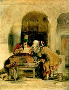 The Turkish Letter Writer by Sir David Wilkie - Sir David Wilkie - ABDAG003535 by David Wilkie