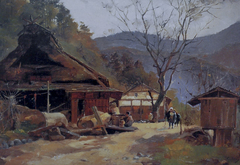 The Village of Kotaba, by Asai Chu, Mie Prefectural Art Museum, Tsu, Mie, Japan by Asai Chū