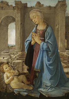 The Virgin Adoring the Christ Child by Andrea del Verrocchio