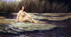 The Water Nixie by Herbert James Draper