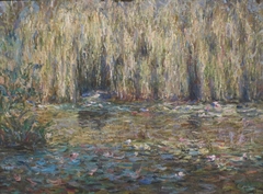 The Weeping Willows on the Lily Pond at Giverny by Blanche Hoschedé Monet