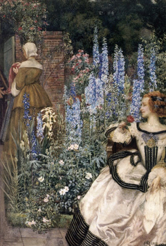 They toil not, neither do they spin by Eleanor Fortescue-Brickdale