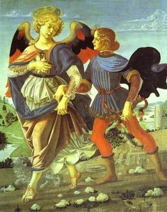 Tobias and the Angel by Andrea del Verrocchio