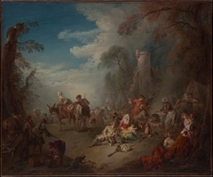 Troops at Rest by Jean-Baptiste Pater