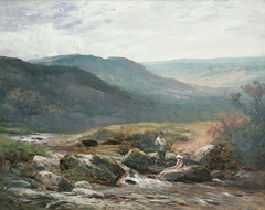 Trout Stream near Bettws y Coed by George Turner