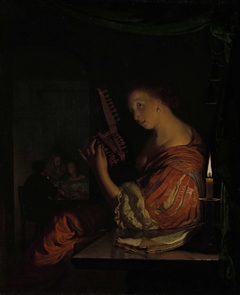 Tuning the Lute by Frans van Mieris I