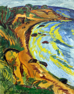 Bay on the Coast of Fehmarn by Ernst Ludwig Kirchner