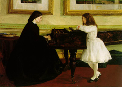 At the Piano by James Abbott McNeill Whistler