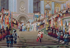 Réception du Grand Condé par Louis XIV (Versailles, 1674) by Jean-Léon Gérôme