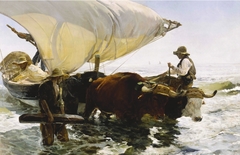 The Return from Fishing by Joaquin Sorolla y Bastida