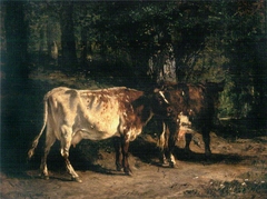 Vaches au paturage by Constant Troyon