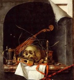 Vanitas Still Life by Cornelis Norbertus Gysbrechts