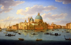 Veduta of La Salute with the Punta della Dogana by Hendrik Frans van Lint