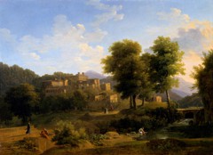 View of a Town in the Sabine Hills by Jean-Victor Bertin