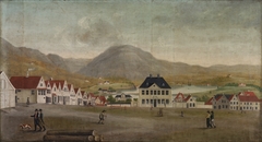 View of Engen in Bergen by Johan Christian Dahl