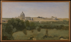 View of Rome from Monte Pincio by Jean-Baptiste-Camille Corot