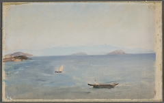 View of the mountainous seaside. From the journey to Constantinople by Jan Ciągliński